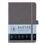 Baxter Undated Planner Pocket Edition Grey (Durable Synthetic Fiber Flexcover) - Image 22