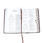 NKJV Brown Faux Leather Flexcover Bible With Grassroots Reflections Thumb-Indexed - Image 5