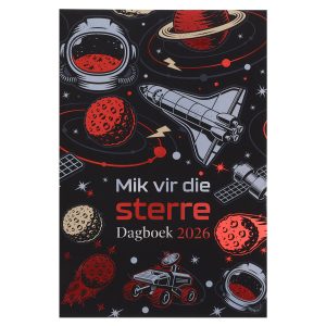 2026 Skooldagboek - Dagbeplanner vir Seuns - Mik vir die Sterre - Sagteband