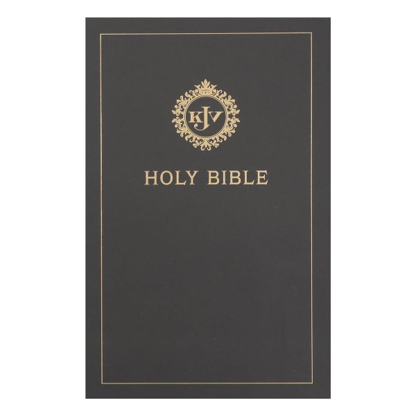 KJV Black Paperback Outreach Bible - Image 1