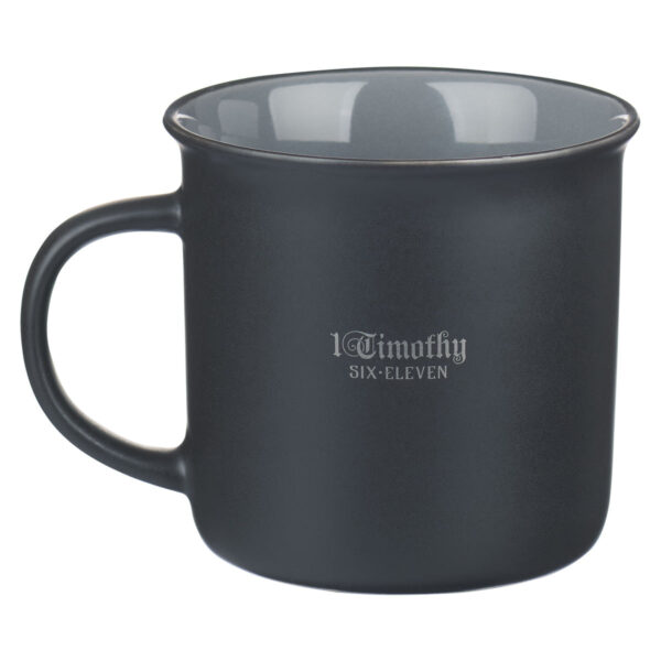 Man Of God Black And Grey Ceramic Mug - 1 Timothy 6:11 - Image 16