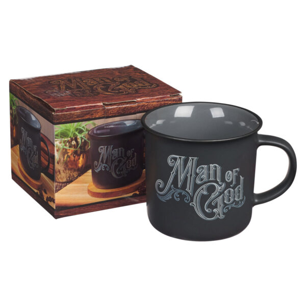 Man Of God Black And Grey Ceramic Mug - 1 Timothy 6:11 - Image 17