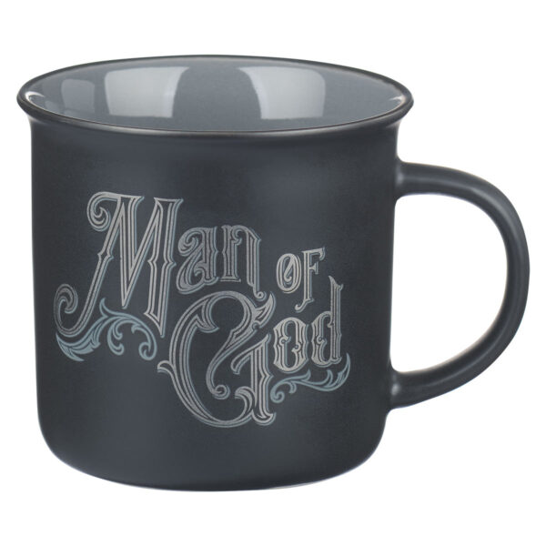 Man Of God Black And Grey Ceramic Mug - 1 Timothy 6:11 - Image 15