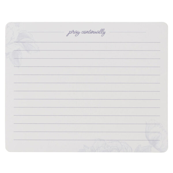 My Prayers Blue Floral Promise Cards in Tin - Image 16