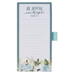 Be Joyful in Hope Magnetic Notepad with Pen - Image 4