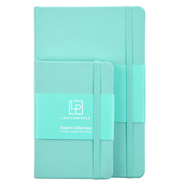 Leatherpress Reef Blue Genuine African Leather Notebook - Image 35