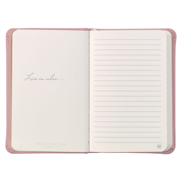Leatherpress Quartz Pink Genuine African Leather Pocket Notebook - Image 32