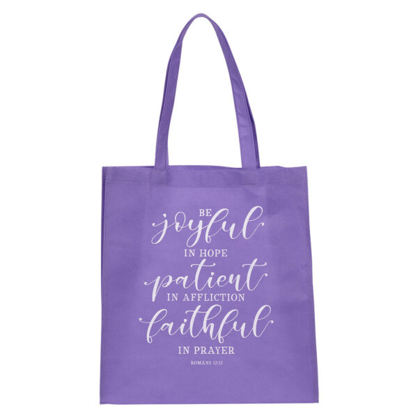 Be Joyful In Hope Patient In Affliction Non-Woven Tote Bag - Romans 12:12 - Image 8