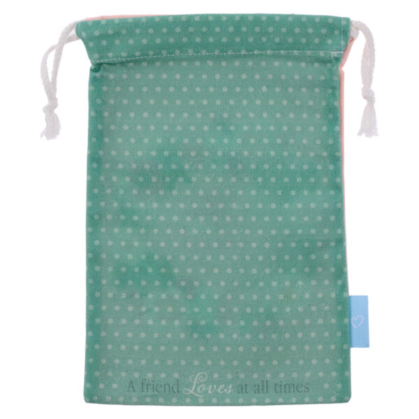 You Are Special Peach Small Cotton Drawstring Bag - Image 10