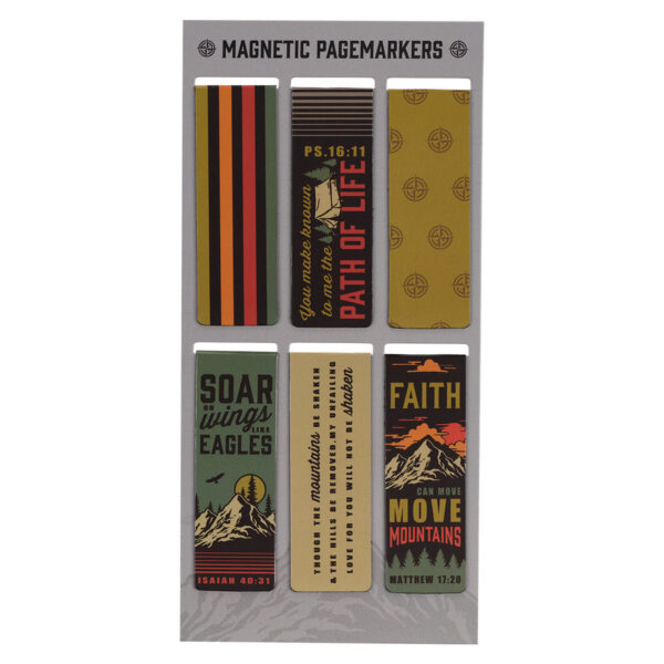 Faith Moves Mountains Magnetic Bookmarks Set Of 6 - Image 12