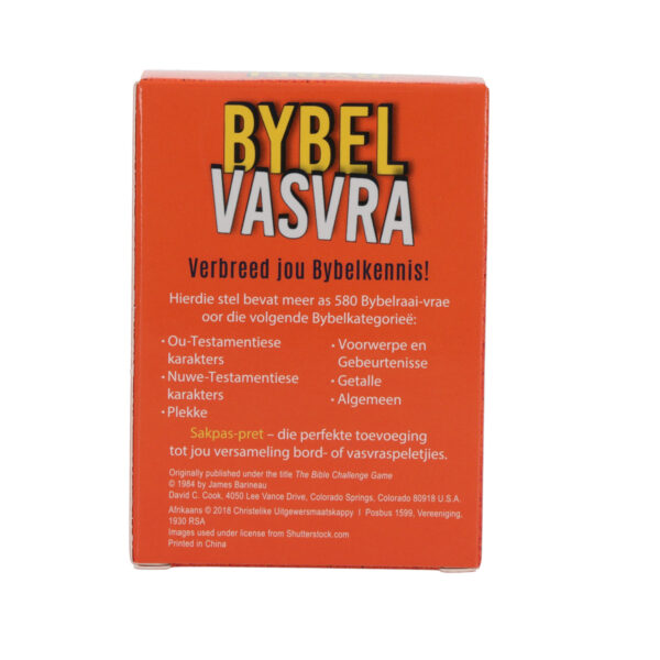 Bybel-Vasvra - Meer As 580 Bybelraai-Vrae Kaartspeletjie - Image 26