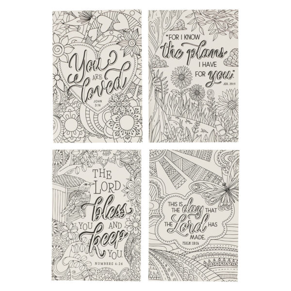 This Is The Day Coloring Greeting Card Set With Envelopes - Image 24