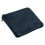 Genuine African Leather Navy Small Coin Purse - Image 26
