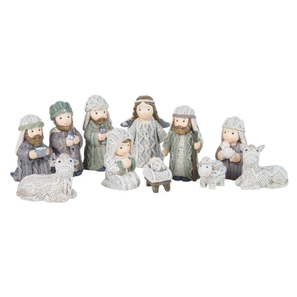 Christmas Nativity White Set Of 11 - Image 25