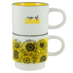Cup Of Sunshine Stackable Two Piece Ceramic Mug Set - Image 11
