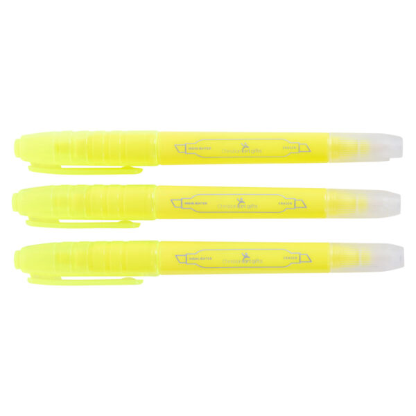Yellow Erasable Highlighter Three-Piece Set - Image 21