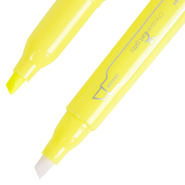 Yellow Erasable Highlighter Three-Piece Set - Image 22