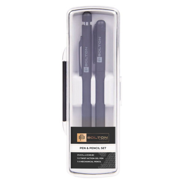 Bolton Black Pen & Pencil Set - Image 3