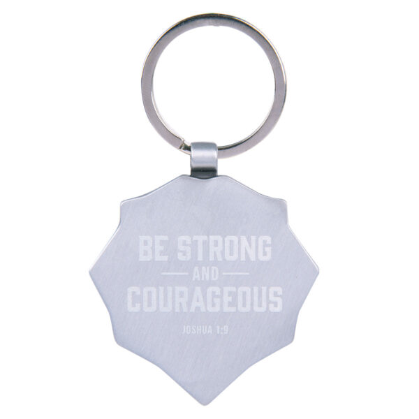 Brown Lion Metal Key Ring - Image 2
