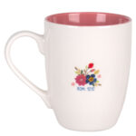 Be Joyful in Hope Pink Interior Ceramic Mug - Image 9