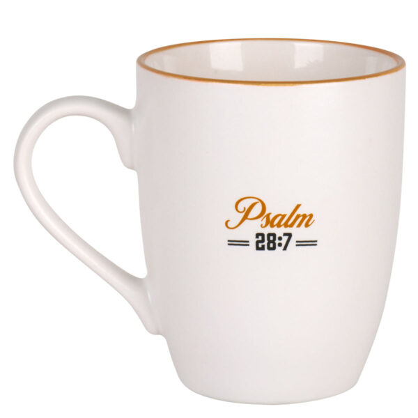 The Lord Is My Strength and My Shield Ceramic Mug - Image 10