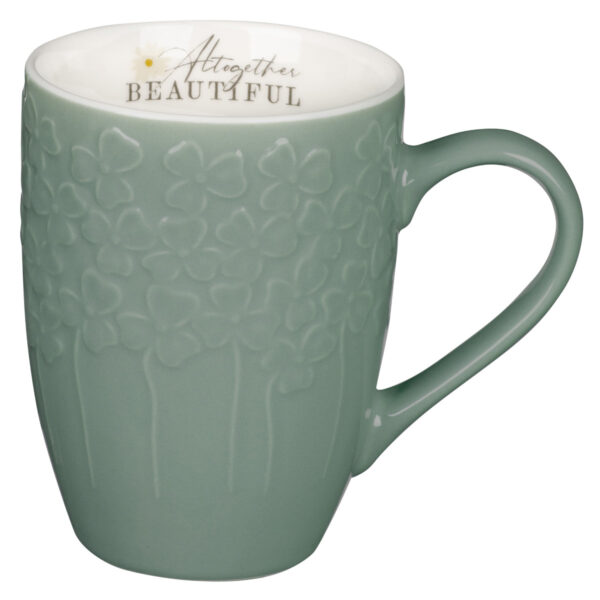 Altogether Beautiful Green Ceramic Mug - Image 13