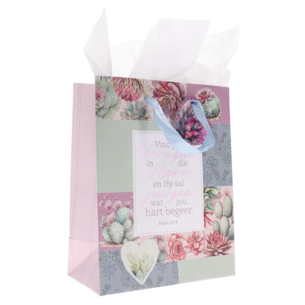 Vind Jou Vreugde in die Here Afrikaans Medium Gift Bag with Gift Tag - Image 12