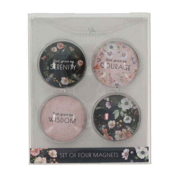 Serenity Prayer Four-Piece Glass Magnetic Set - Image 13