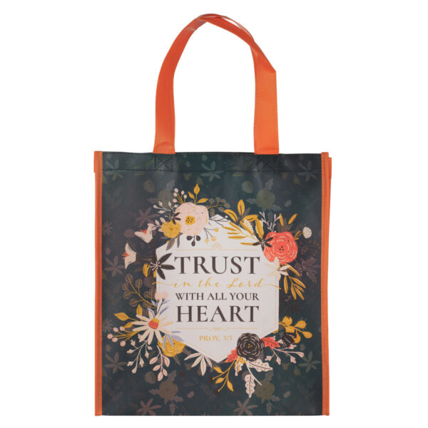 Trust in the Lord with All Your Heart Non-Woven Tote Bag - Image 13
