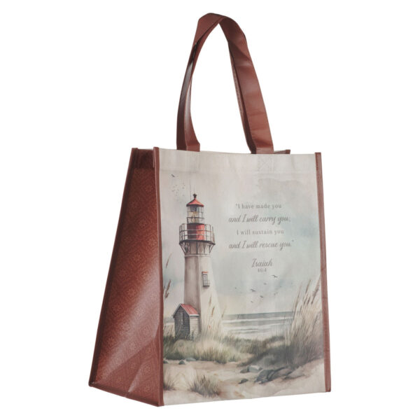 Footprints Non-Woven Tote Bag - Image 9