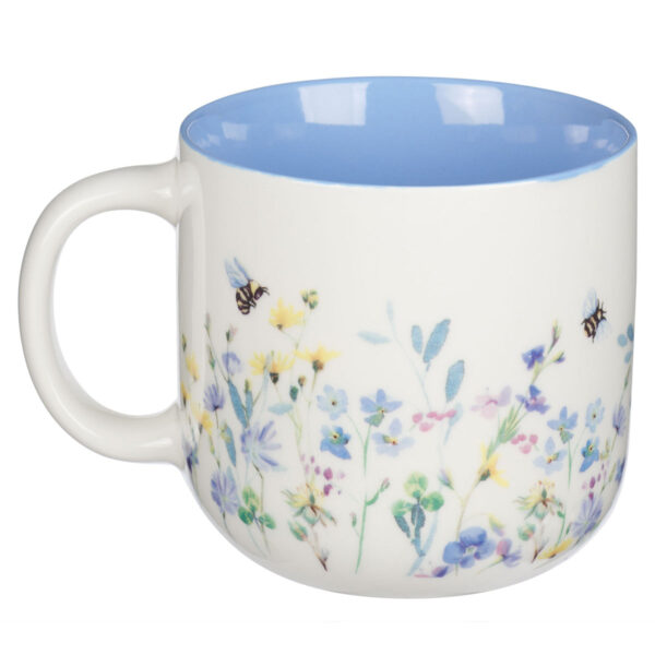 His Mercies Are New Every Morning Ceramic Mug with Blue Interior - Image 5