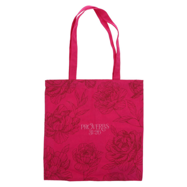 She Speaks with Kindness Canvas Tote Bag - Image 5