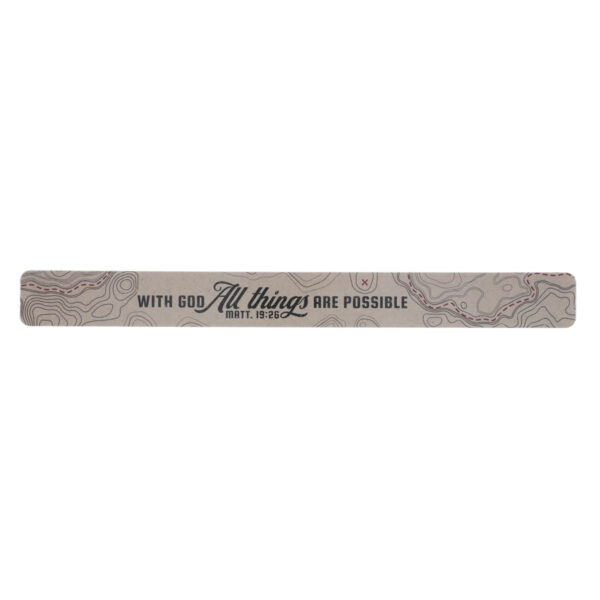 With God All Things Are Possible Large Magnetic Strip - Image 2