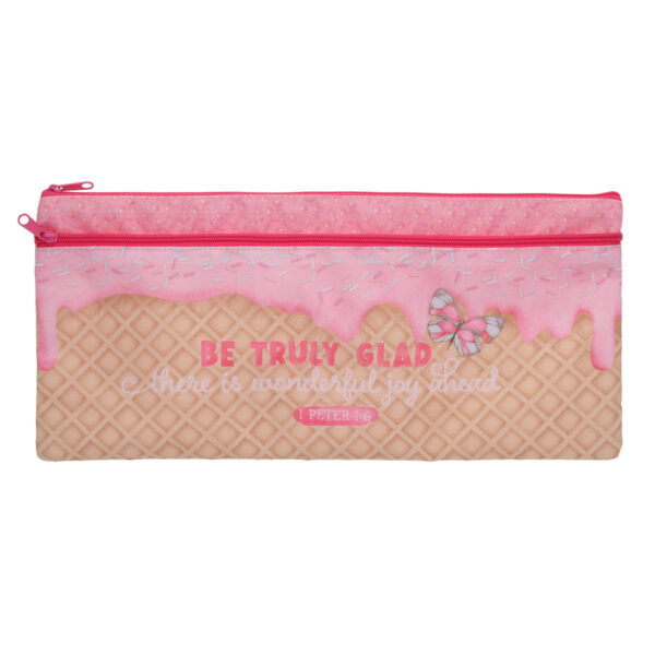 Be Truly Glad There Is Wonderful Joy Ahead Pencil Case - Image 1