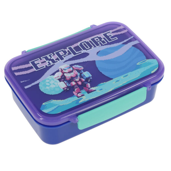 Explore Blue Plastic Lunch Box - Image 7