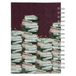 Between The Pages Of A Book Is A Lovely Place To Be Large Hardcover Wirebound Journal - Image 10