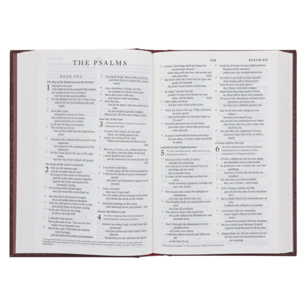ESV Burgundy Hardcover Standard Bible - Image 9