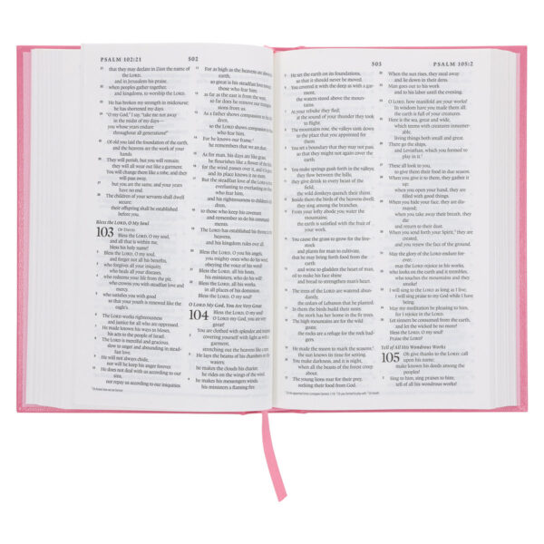 ESV Pink Hardcover Standard Bible - Image 7