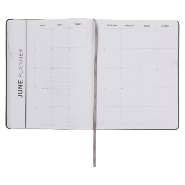 2026 A4 Executive Diary - Daily Planner - Be Strong in the Lord - Faux Leather - Image 5
