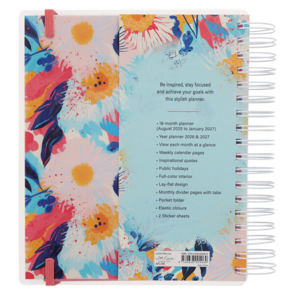 2026 Diary - 18-Month Planner for Women - Today Is a New Beginning - Wirebound - Image 2