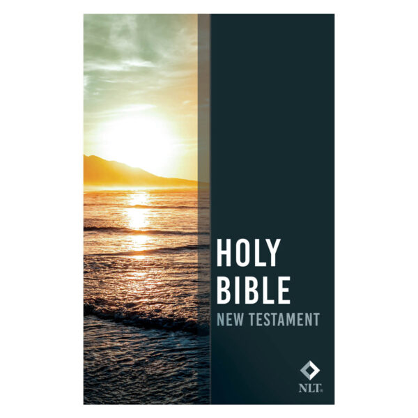 NLT Ocean Sunrise Paperback Outreach New Testament Bible - Image 1