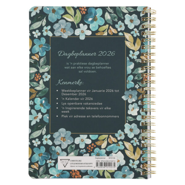 2026 Dagboek - Dagbeplanner - Wees Stil en Weet - Ringbind - Image 2