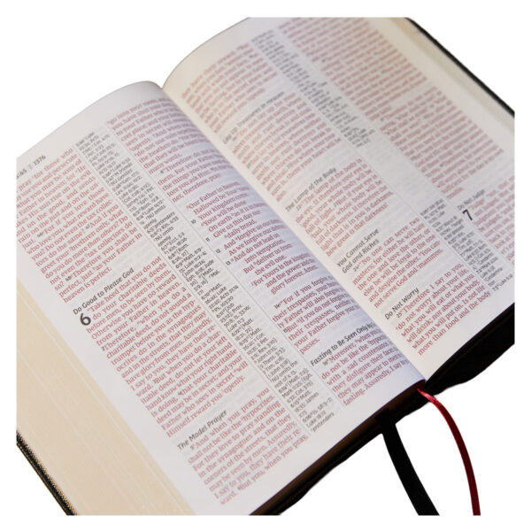 NKJV C / Column Ref Bible Giant Print Black (Imitation Leather) - Image 14