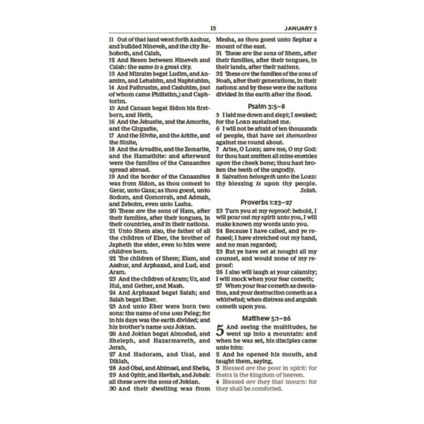 KJV Everyday Bible Red Letter Comfort Print (Hardcover) - Image 19