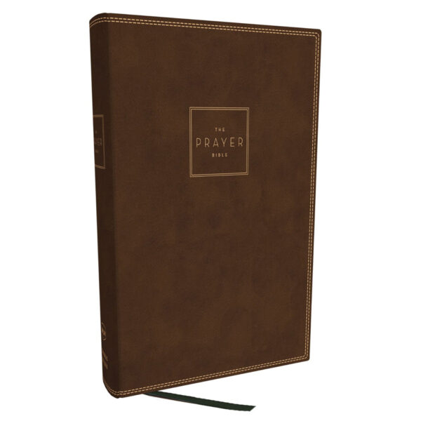NKJV Brown Imitation Leather The Prayer Bible Comfort Print - Image 5