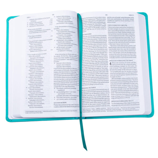 CSB Thinline Bible Value Edition Teal (Imitation Leather) - Image 13