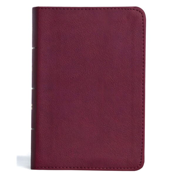 CSB Cranberry Imitation Leather Compact Reference Bible Large Print - Image 5