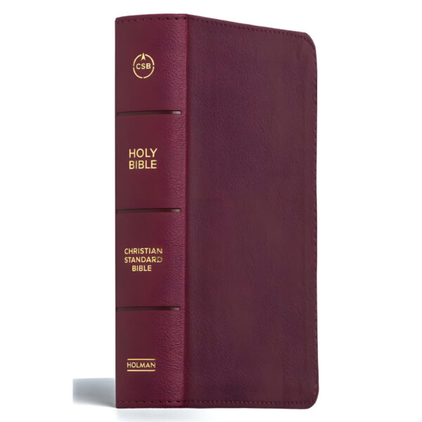CSB Cranberry Imitation Leather Compact Reference Bible Large Print - Image 6