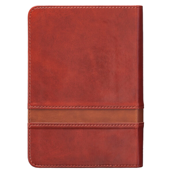 KJV Brown Faux Leather Compact Bible Large Print Red Letter - Image 29
