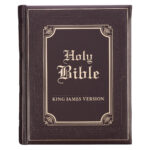 KJV Brown Faux Leather Family Bible - Image 29